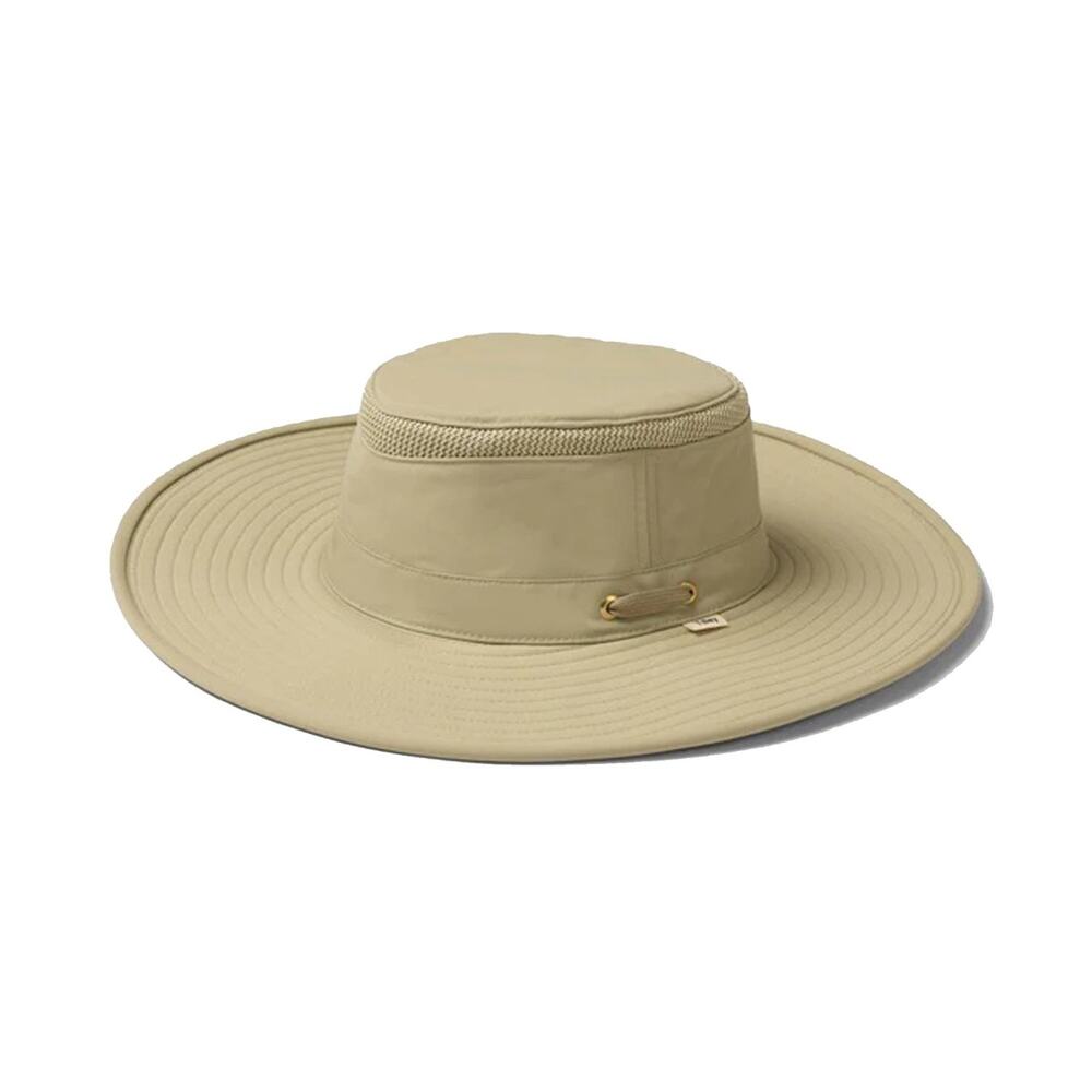 Tilley Airflo Wide Brim Sun Hat Khaki Size 7 1/2 UPF 50+ New Fishing Hat